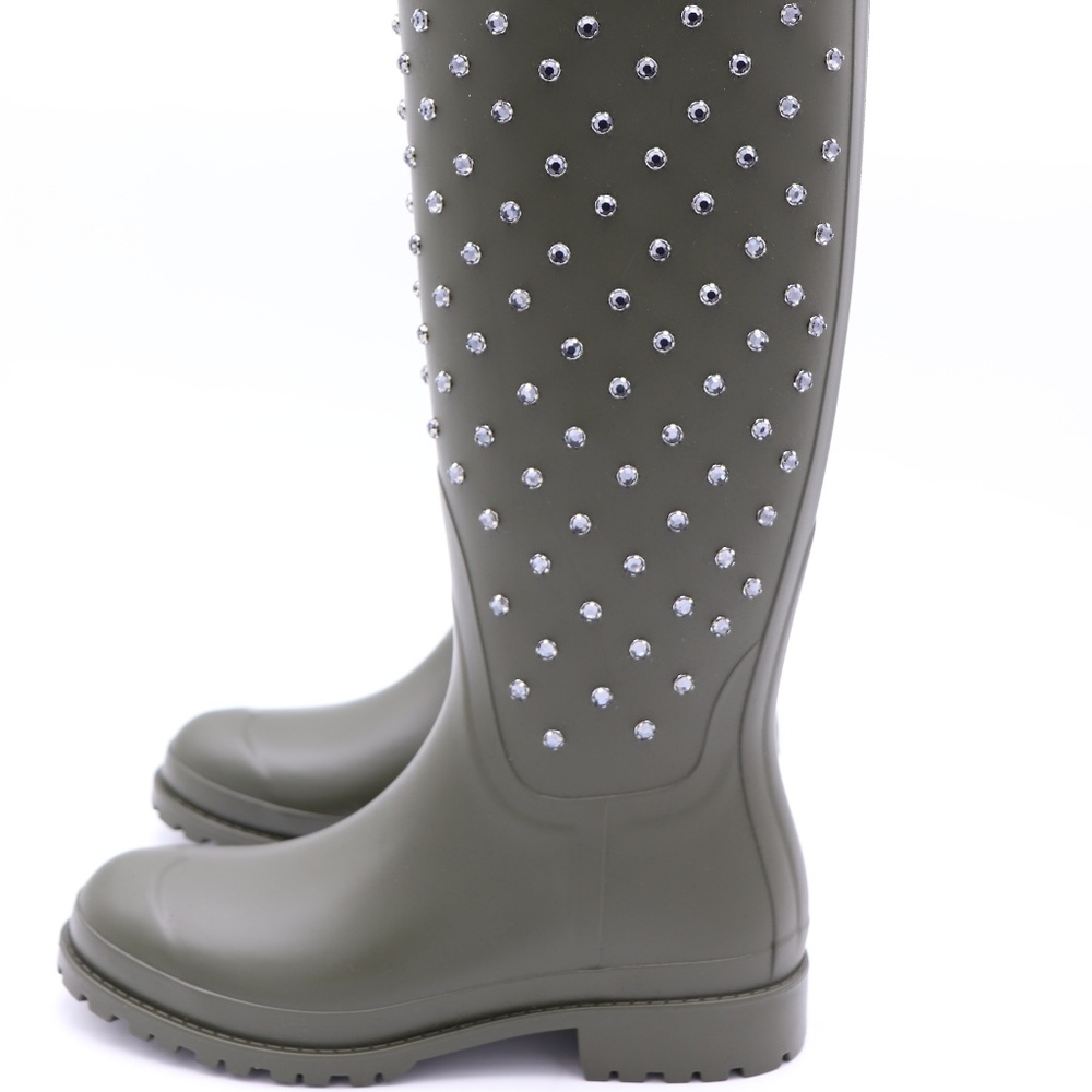 YSL Yves Saint Laurent Festival 25 Studded Boots - Picture 3 of 8